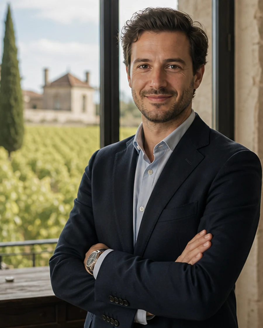 Portrait d'Antoine Dufresne, agent immobilier