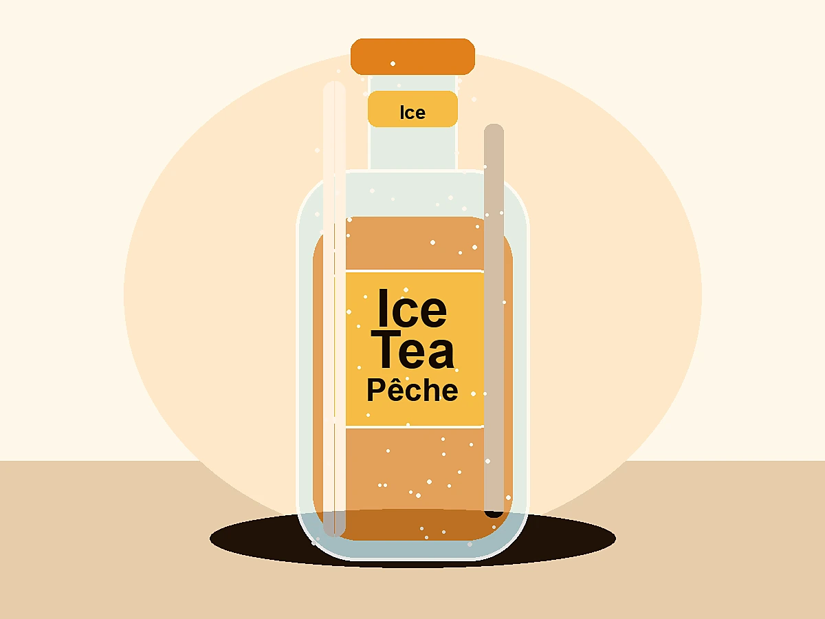Ice Tea - plat du restaurant italien LE 55 à Suresnes