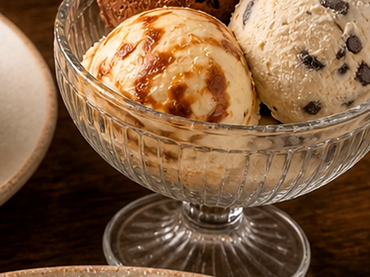 Glaces Haagen-Dazs - plat du restaurant italien LE 55 à Suresnes