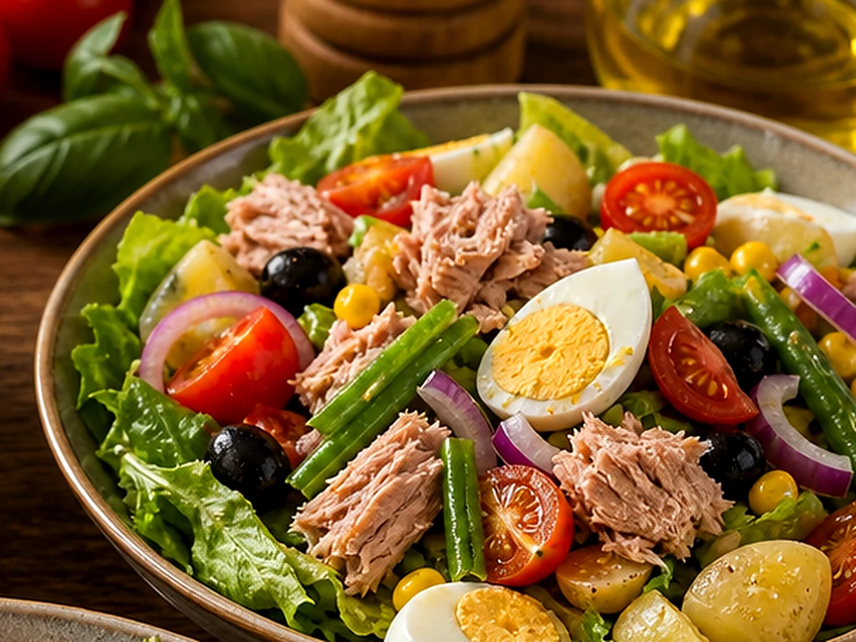 Niçoise - plat du restaurant italien LE 55 à Suresnes