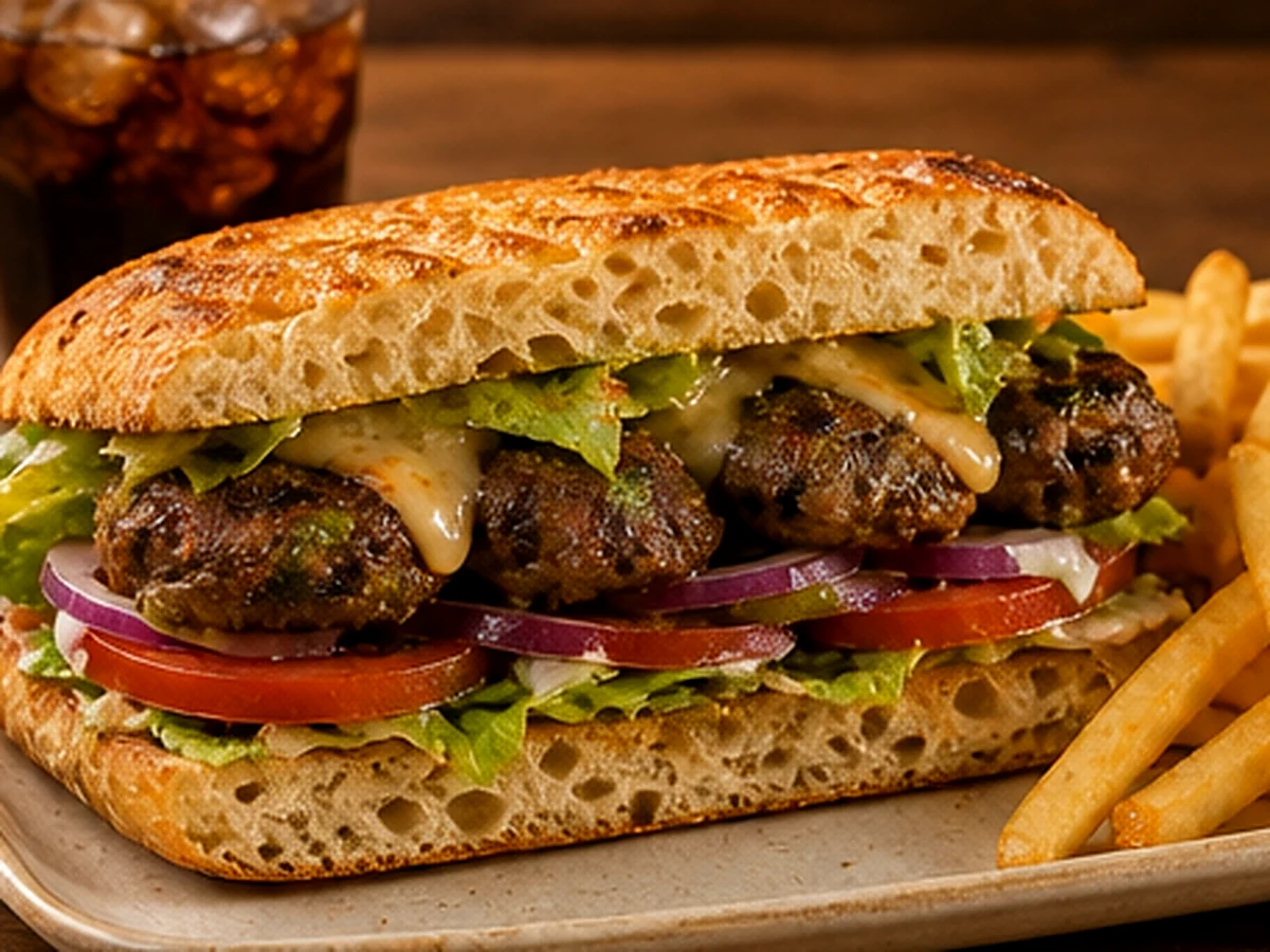 Le Kefta - plat du restaurant italien LE 55 à Suresnes