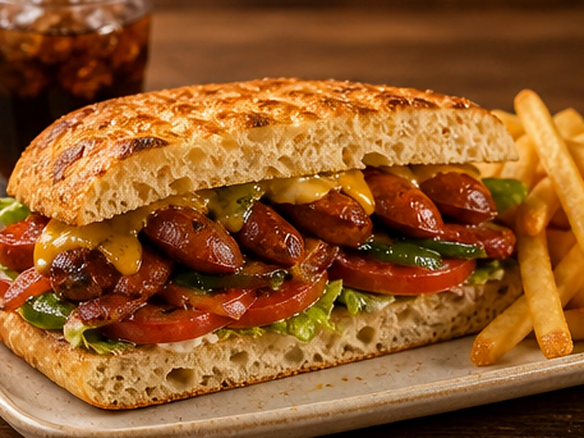 Le Merguez - plat du restaurant italien LE 55 à Suresnes