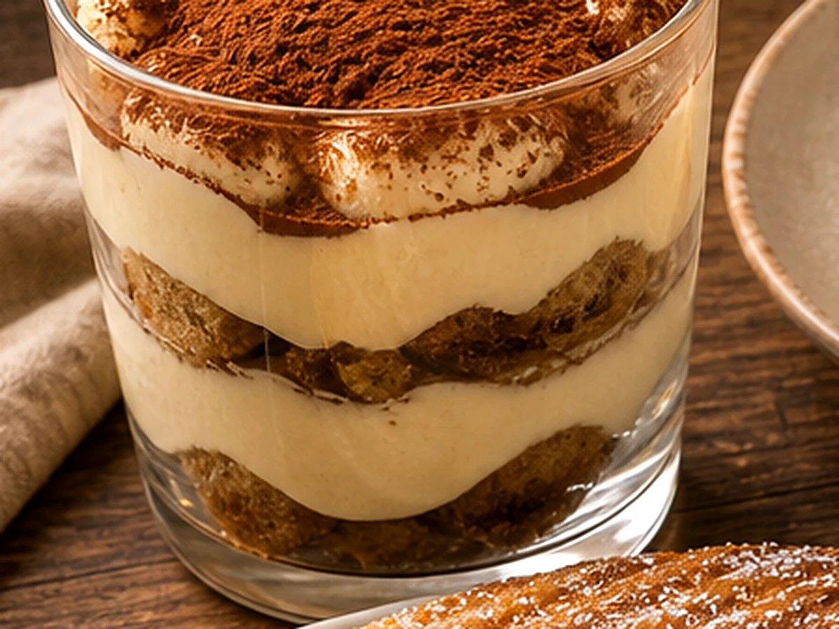 Tiramisu - plat du restaurant italien LE 55 à Suresnes