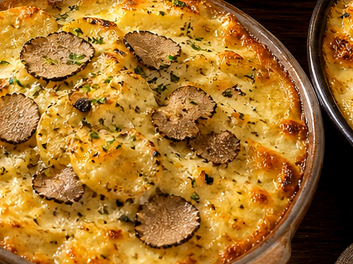 Truffe - plat du restaurant italien LE 55 à Suresnes