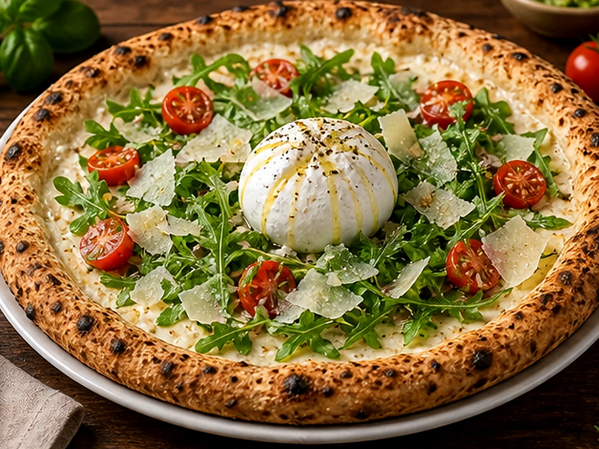 Burrata à l'italienne - plat du restaurant italien LE 55 à Suresnes
