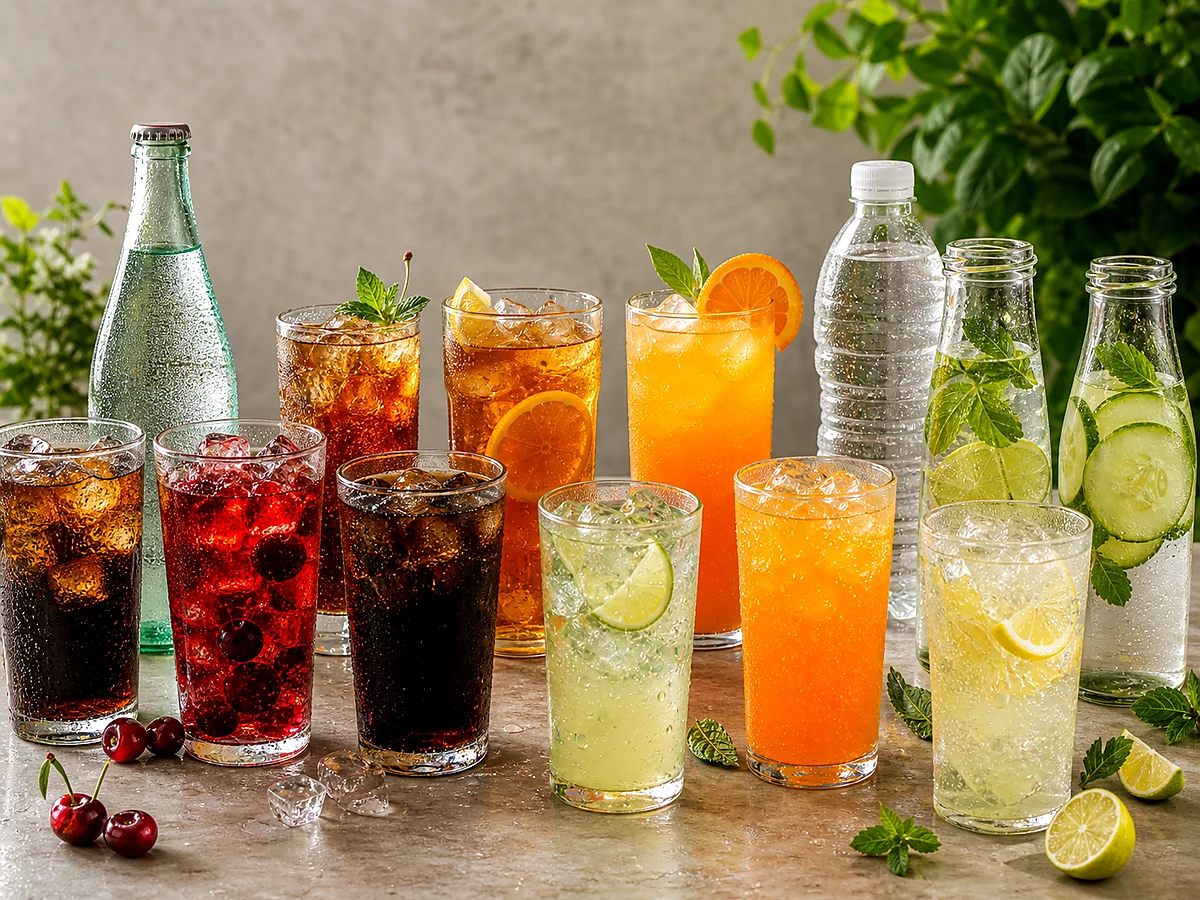 Boissons fraîches de la carte LE 55 à Suresnes