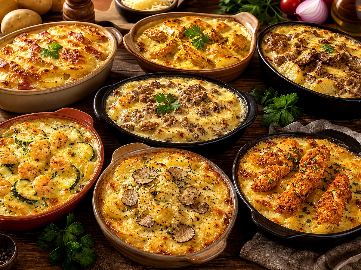 Gratins de pomme de terre de la carte LE 55 à Suresnes