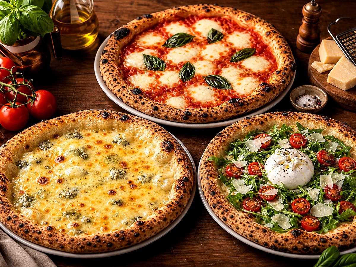 Pizzas crème fraîche de la carte LE 55 à Suresnes