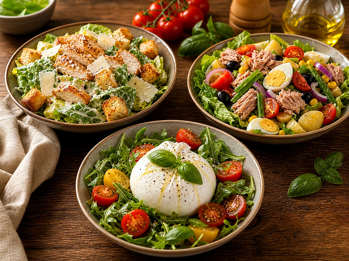 Salades de la carte LE 55 à Suresnes